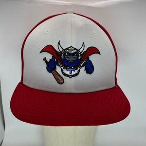 Tulsa Drillers MILB Marvel Defenders of the Diamond‎ Hat 59FIFTY Fitted Sz 7 Red